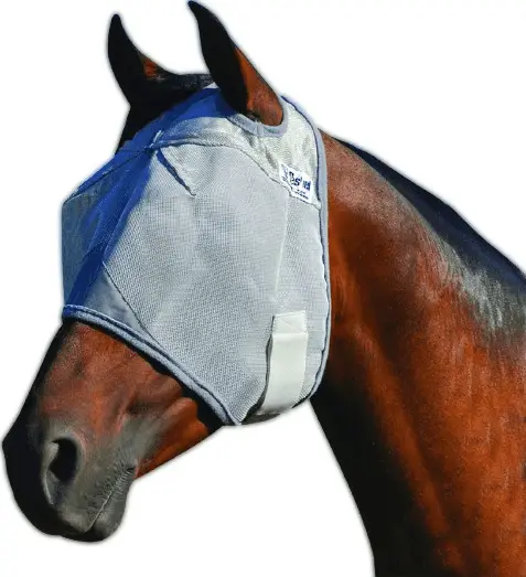 Cashel Crusader Standard Fly Mask, Grey, Horse