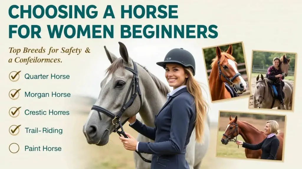 Choosing a Horse for Women Beginners