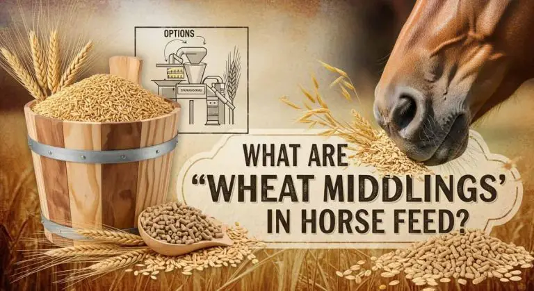 What are ‘Wheat Middlings’ in Horse Feed?